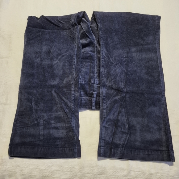 Faded Glory women's size 20W navy blue stretch corduroy pants, EUC - Picture 3 of 7